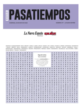 Cover of Pasatiempos | La Nueva España