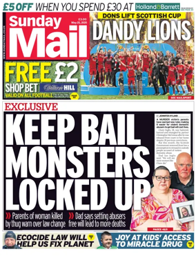 Cover of Sunday Mail (UK)
