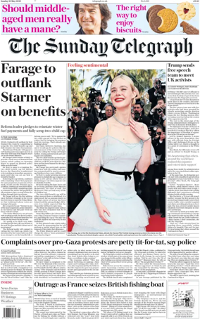 Cover of The Sunday Telegraph