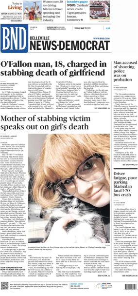 Cover of Belleville News-Democrat (Sunday)