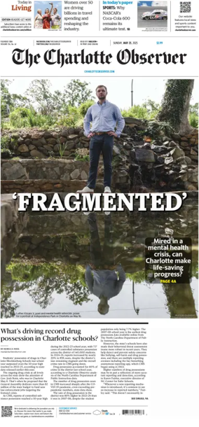 Cover of The Charlotte Observer (Sunday)