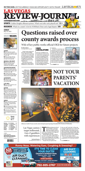 Cover of Las Vegas Review-Journal (Sunday)