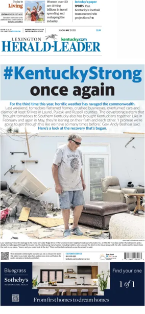 Cover of Lexington Herald-Leader (Sunday)