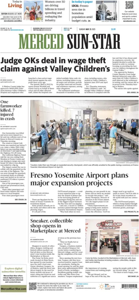 Cover of Merced Sun-Star (Saturday)