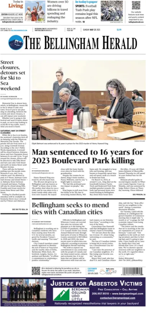 Cover of The Bellingham Herald (Sunday)