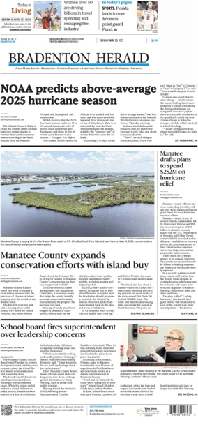 Cover of The Bradenton Herald (Sunday)
