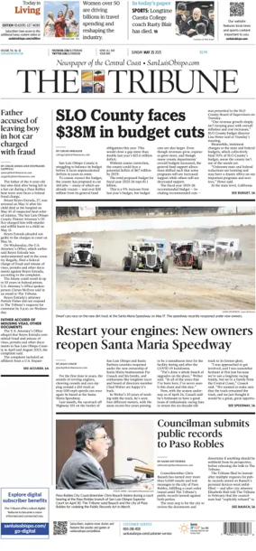 Cover of The Tribune (SLO) (Sunday)