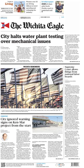 Cover of The Wichita Eagle (Sunday)