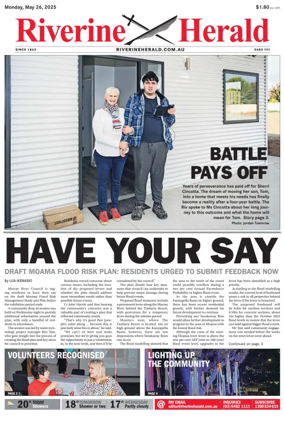 Cover of The Riverine Herald