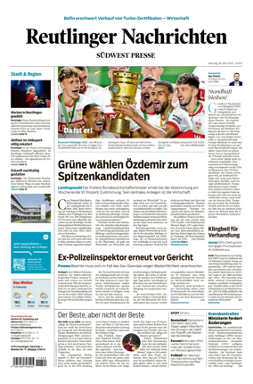 Cover of Reutlinger Nachrichten