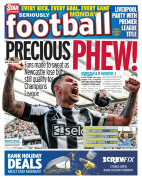 Cover of Irish Daily Star - Fanatic