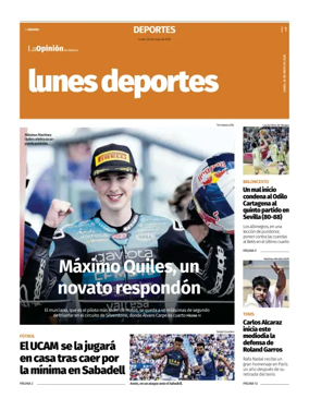 Cover of Lunes Deportes