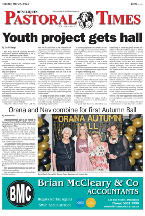 Cover of Deniliquin Pastoral Times