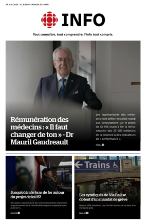 Cover of Radio-Canada Info