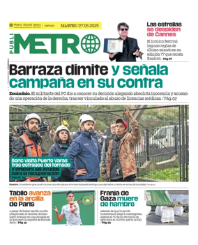 Cover of Publimetro Chile