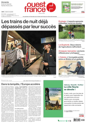 Cover of Ouest France (Ancenis)