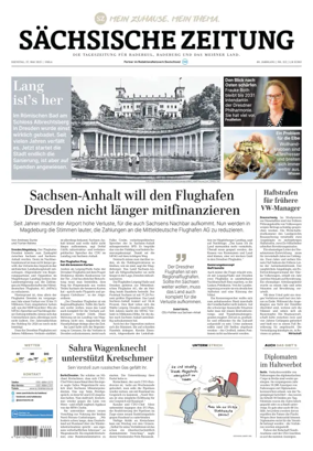 Cover of Sächsische Zeitung  (Dresdner Meißner Land)