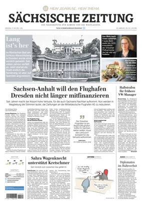 Cover of Sächsische Zeitung  (Kamenz)