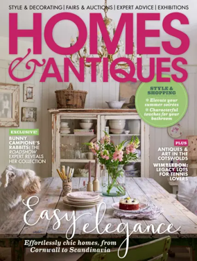 Cover of Homes and Antiques Magazine