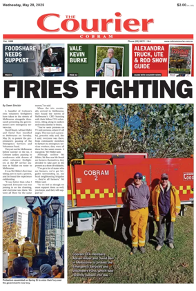Cover of The Cobram Courier