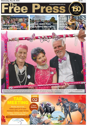 Cover of The Free Press (Corowa)