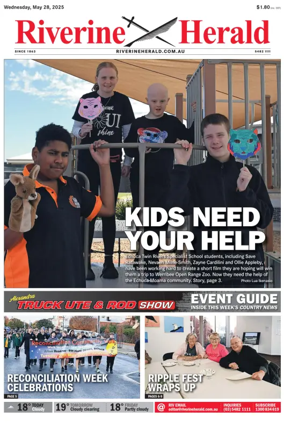 Cover of The Riverine Herald