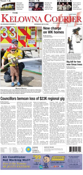 Cover of The Daily Courier