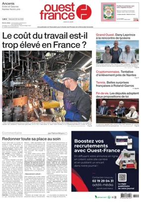 Cover of Ouest France (Ancenis)
