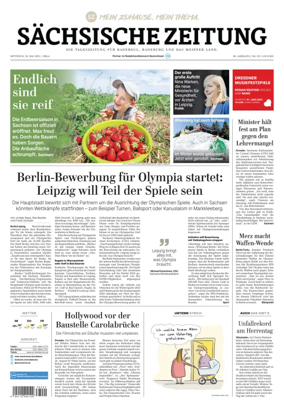 Cover of Sächsische Zeitung  (Dresdner Meißner Land)