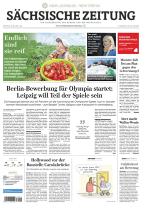Cover of Sächsische Zeitung  (Kamenz)