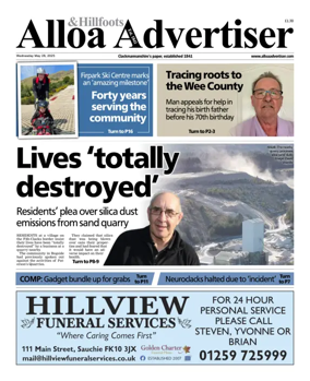 Cover of Alloa Advertiser