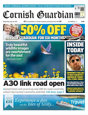 Cover of Cornish Guardian (St. Austell & Fowey)