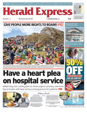 Cover of Herald Express (Torbay, Brixham & South Hams Edition)