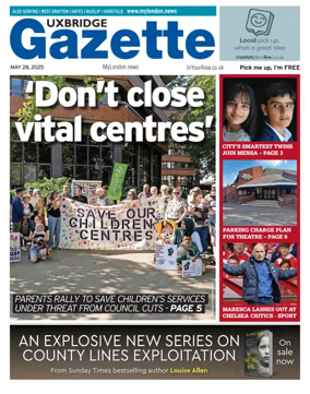 Cover of Uxbridge Gazette