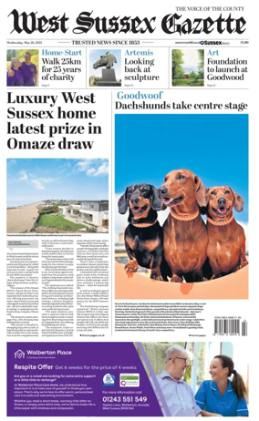 Cover of West Sussex Gazette