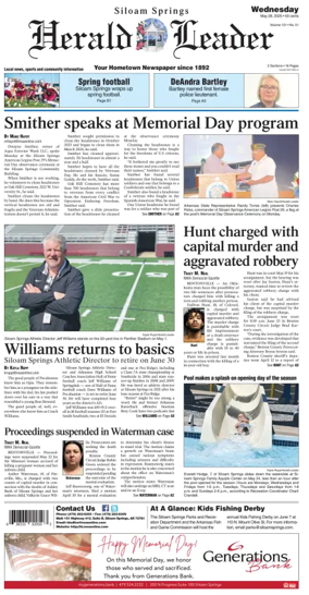 Cover of Siloam Springs Herald Leader