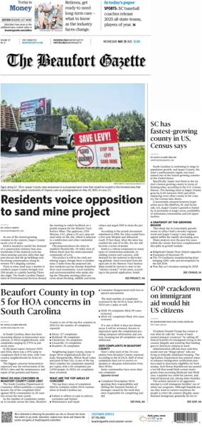 Cover of The Beaufort Gazette