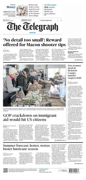 Cover of The Telegraph (Macon)