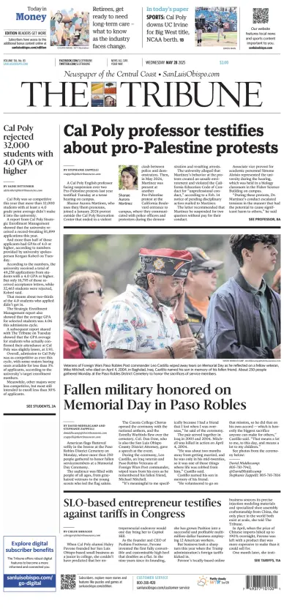 Cover of The Tribune (SLO)