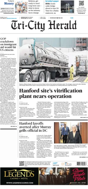 Cover of Tri-City Herald