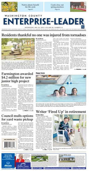 Cover of Washington County Enterprise-Leader