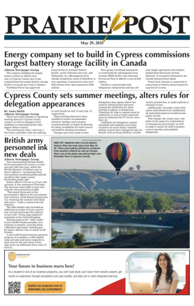 Cover of Prairie Post (East Edition)