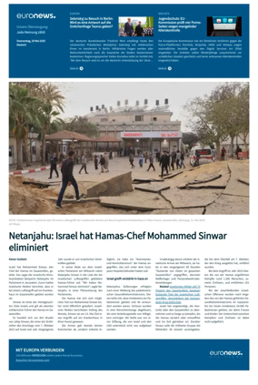 Cover of Euronews (German Edition)