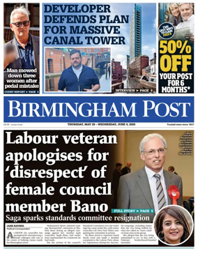 Cover of Birmingham Post
