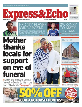 Cover of Express & Echo (City & East Devon Edition)