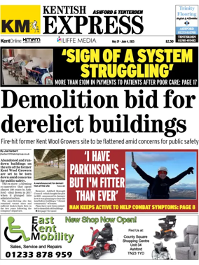 Cover of Kentish Express Ashford & District