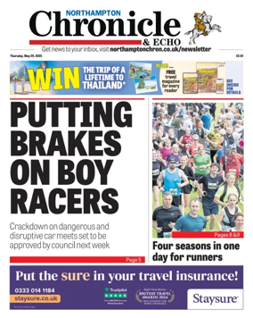 Cover of The Northampton Chronicle and Echo