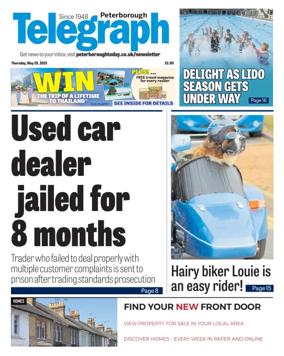 Cover of The Peterborough Evening Telegraph