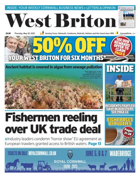 Cover of West Briton (Falmouth Penryn Helston The Lizard)