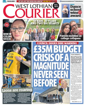 Cover of West Lothian Courier